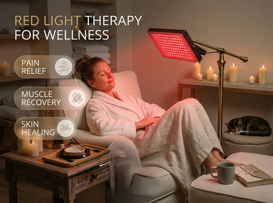 Red Light Therapy Device – 660nm Skin Repair & Glow Treatment | Rayvva