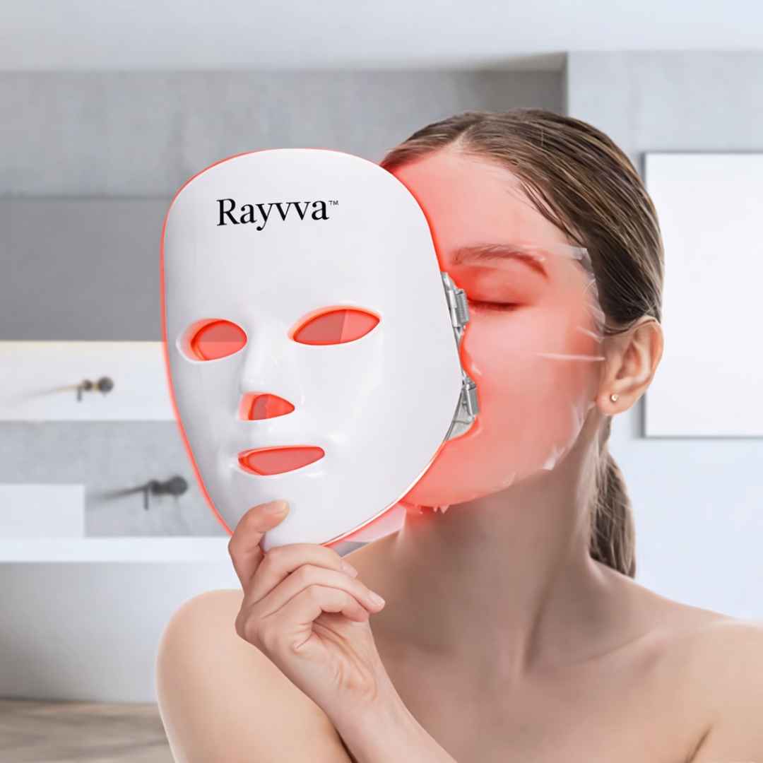 LED Facial Rejuvenation Device – Anti-Aging Skin Therapy | Rayvva