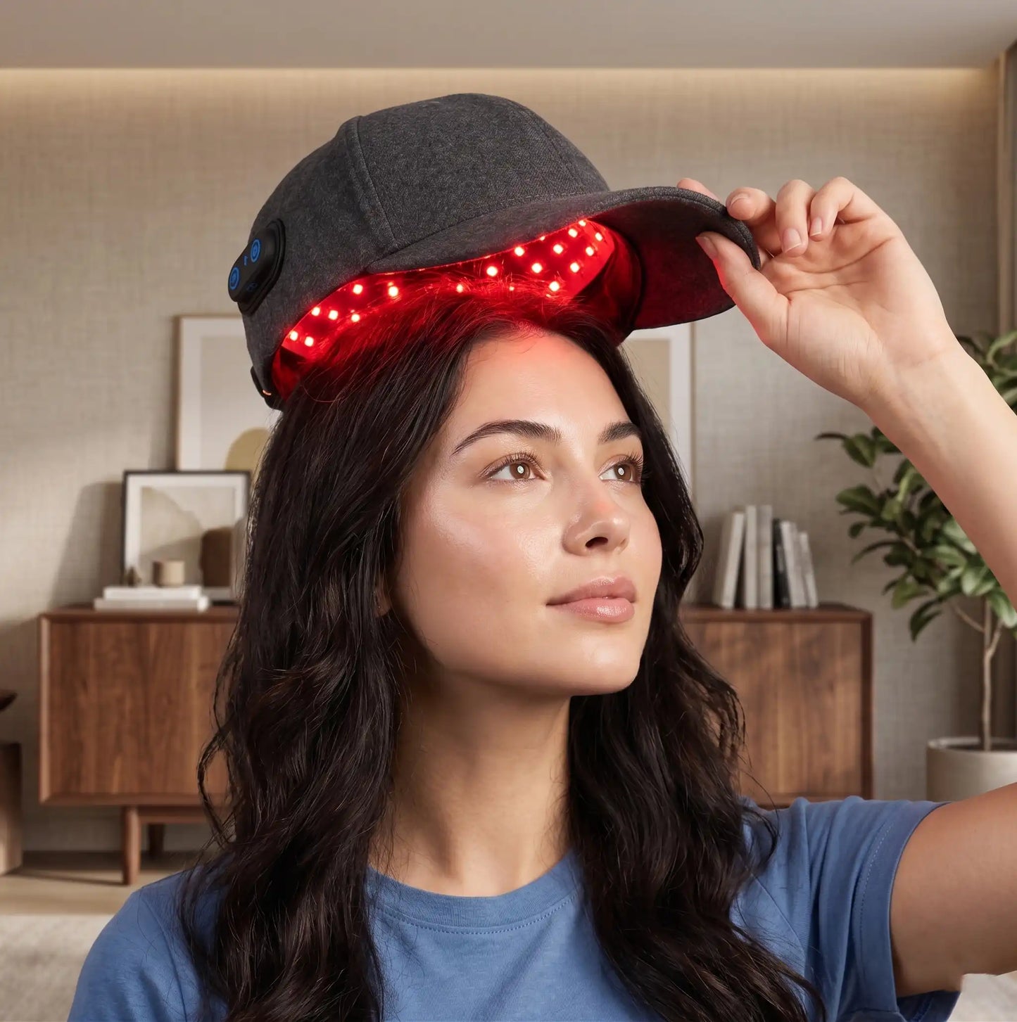 Red Light Therapy Hair Growth Cap – 660nm & 850nm Scalp Regrowth Device | Rayvva